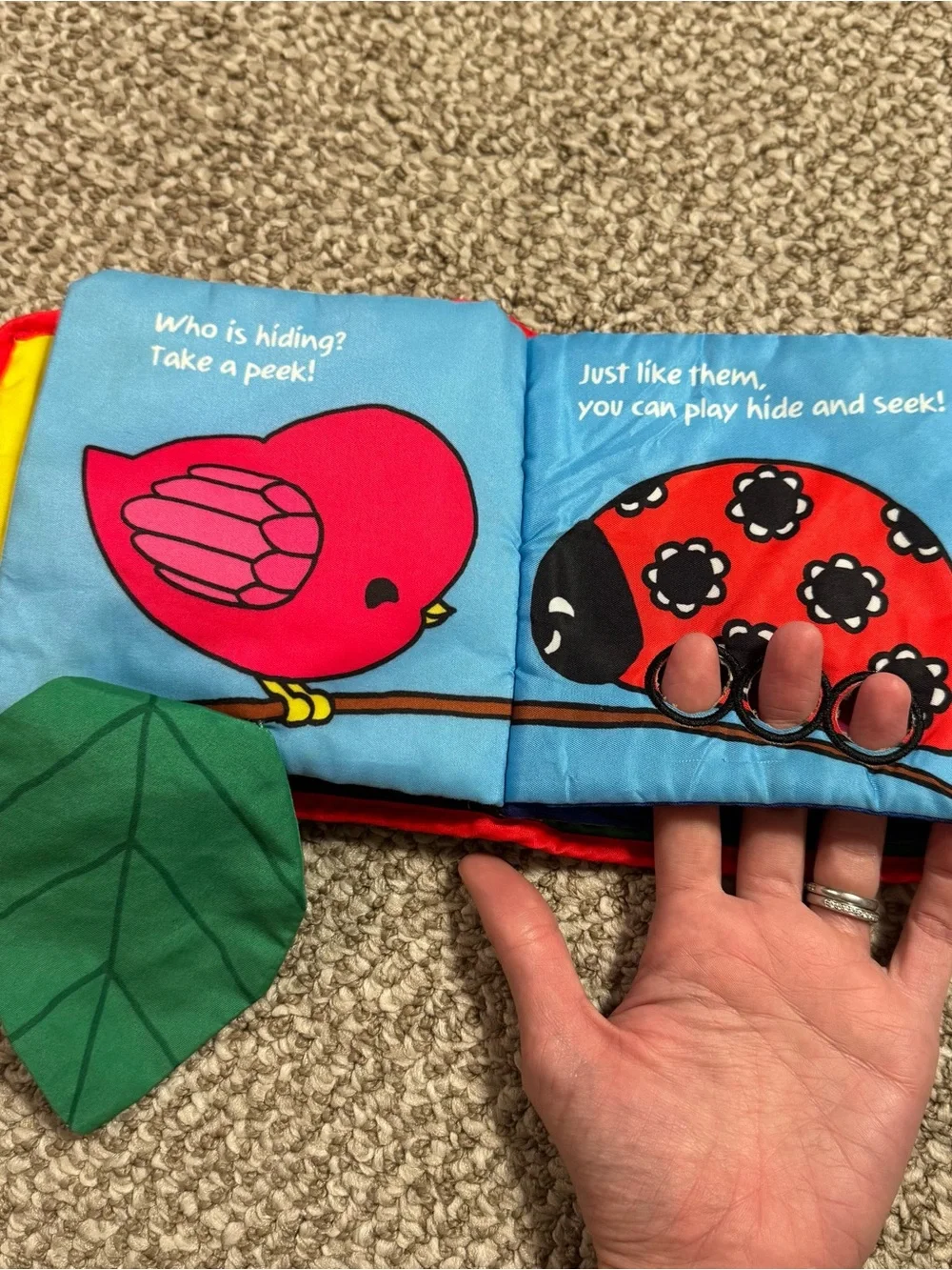 Just Like the Animals Puppy Soft Cloth Baby Book 0-18 Months